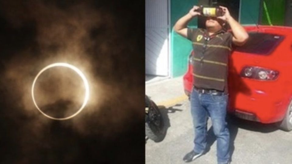 ¿No aguantaste intentar ver el eclipse solar sin protección? Miles de personas hicieron lo mismo