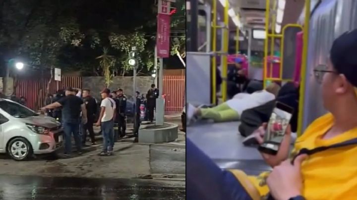 Balacera en Metrobús de la CDMX desató el pánico entre los usuarios | VIDEO