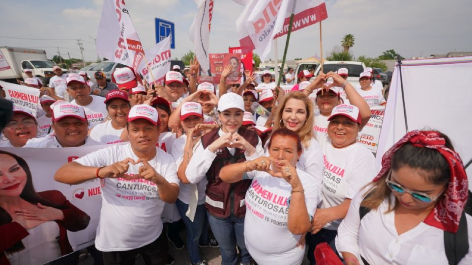 Neolaredenses se unen a Carmen Lilia Canturosas en 'Mega Pegoteo' en Reservas Territoriales