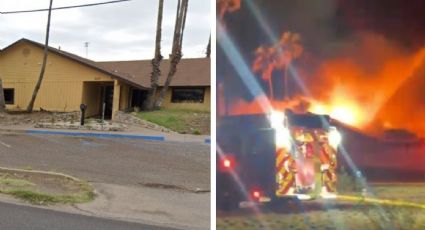 Incendio acaba edificio de antiguo restaurante Pelican's Wharf en Laredo