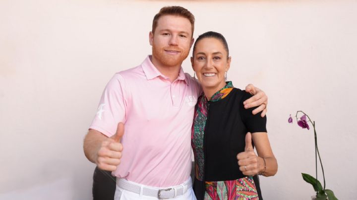 Saúl 'Canelo' Álvarez respalda a Claudia Sheinbaum: 'yo sé que va a ganar usted'