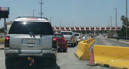 Puentes internacionales lucen saturados por trabajos en Laredo; tome su tiempo para cruzar