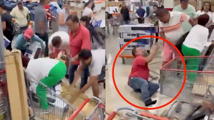 En Costco se agarran a golpes por unos simples ventiladores | VIDEO