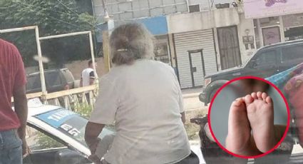 Detienen a abuelita en Reynosa por robarse a bebé; lo quería vender por 95 mil pesos