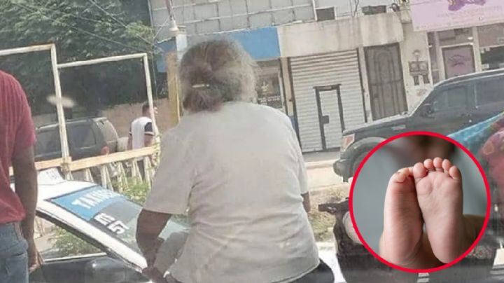 Detienen a abuelita en Reynosa por robarse a bebé; lo quería vender por 95 mil pesos