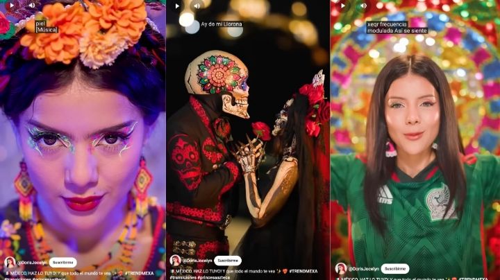 Doris Jocelyn, la tiktoker que enaltece la cultura de México con un trend viral | VIDEO