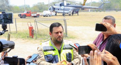 Controlan incendio en la Sierra Madre; se une helicóptero de la Guardia Nacional