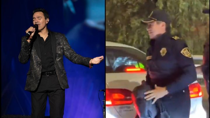 Cantante de Los Temerarios se disfraza de policía para llegar a tiempo a concierto | VIDEO