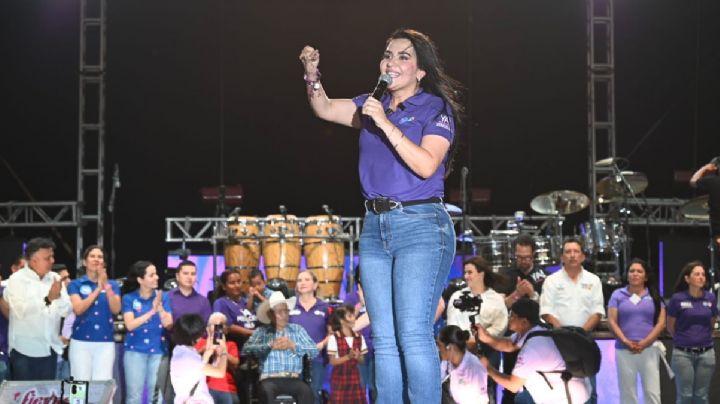Yahleel Abdala realizó su cierre de campaña en el poniente de Nuevo Laredo
