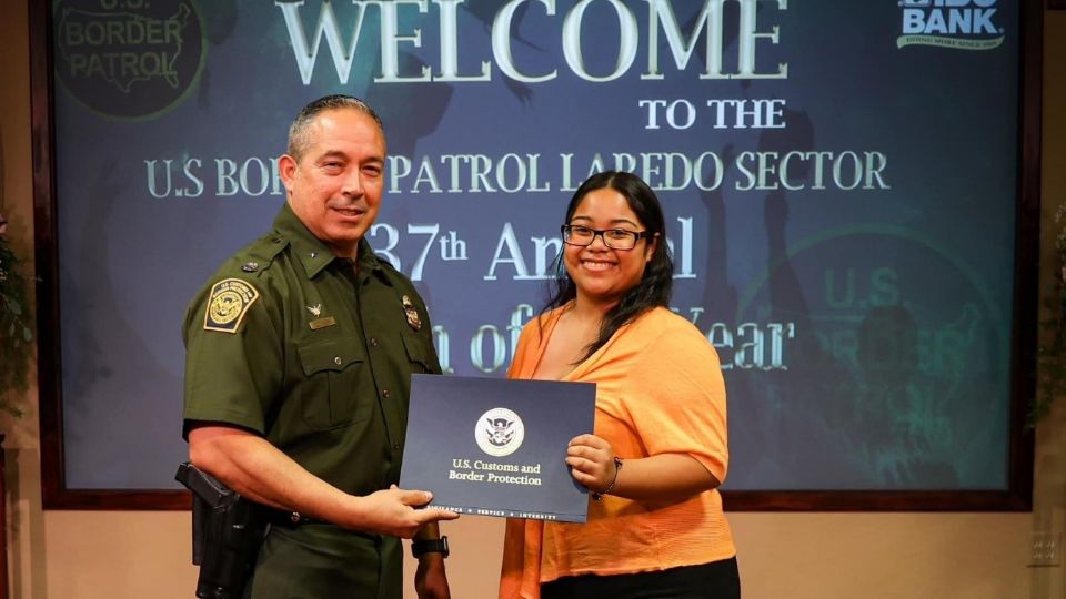 Lercy Aguilar es alumna de la escuela Preparatoria Cigarroa de LISD,