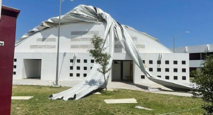 Tormenta afectó seriamente instalaciones de Secundaria Técnica 94 en Nuevo Laredo