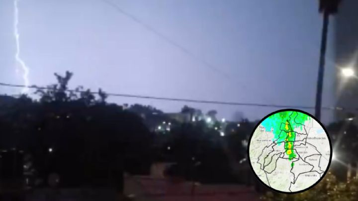 Fuertes truenos madrugan a los habitantes de la Ciudad de México | VIDEOS