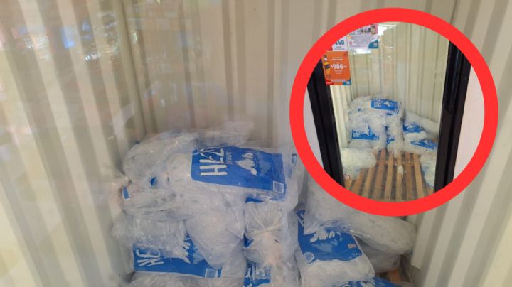 Por falta de energía eléctrica en algunos sectores, aumenta la demanda de hielo en Nuevo Laredo