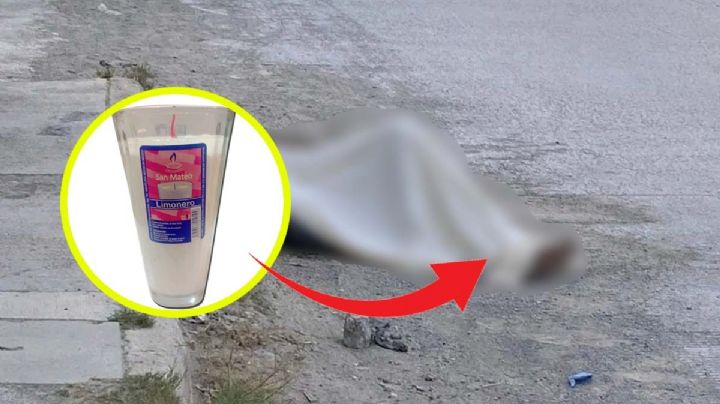 Vecinos de Reynosa ponen veladora a 'encobijado' en la calle; estaba dormido | VIDEO