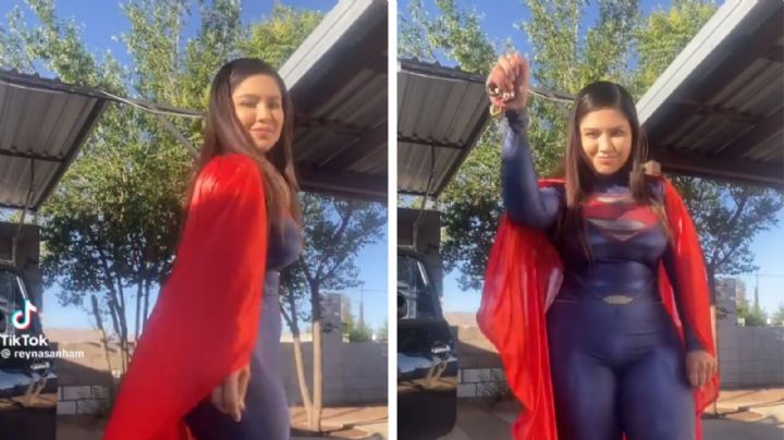 '¡Las mamás no van a soportar!': hermosa 'Súpermaestra' se viraliza por ajustado disfraz