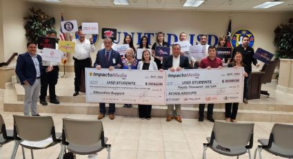 Dan jugoso donativo de más de 100 mil dólares para becas en Laredo