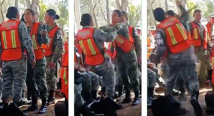 ¡Ya sepárenlas! Mujeres de la Guardia Nacional se agarran a golpes | VIDEO