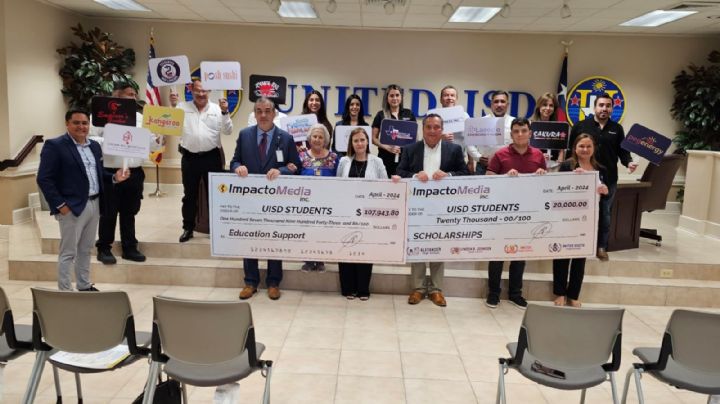 Dan jugoso donativo de más de 100 mil dólares para becas en Laredo