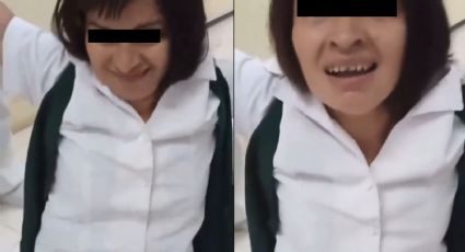 Enfermera del IMSS insulta a compañeros y pacientes; se especula colapso mental | VIDEO