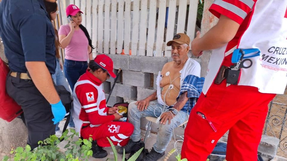 Don José Ángel fue auxiliado por paramédicos