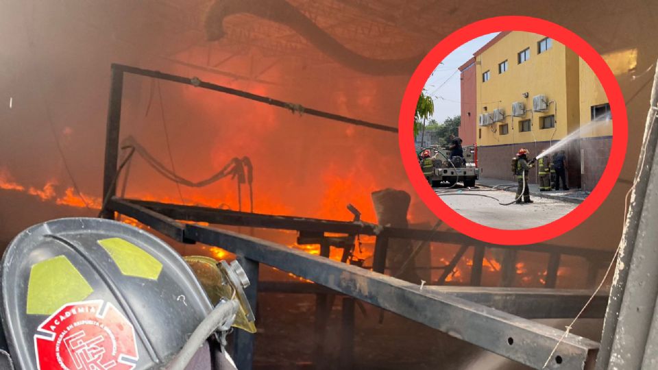 El incendio causó muchos daños