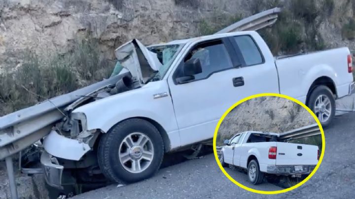 Dormitada en Los Chorros causa accidente mortal; barandal atravesó camioneta