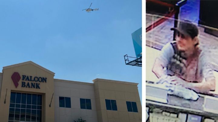 Roban el Banco Falcon en Laredo, Texas: la Policía y el FBI van por el asaltante
