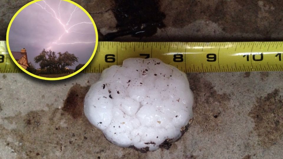 Se espera caía de granizo en Texas