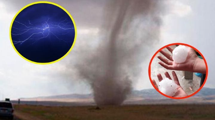 Alertan por caída de granizo, torbellinos y tormentas eléctricas para Tamaulipas