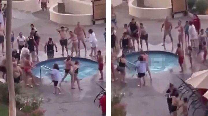 Turista muere electrocutado al caer un aparato eléctrico en la alberca donde nadaba | VIDEO