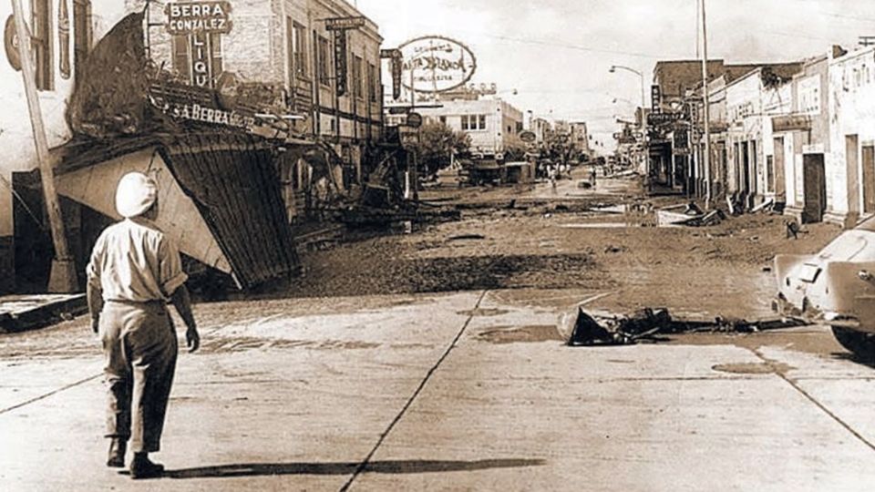 La avenida Guerrero quedó totalmente destruida.