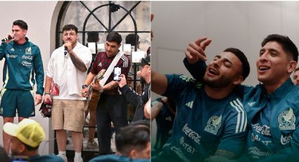 Grupo Frontera sorprende a la Selección Mexicana con serenata previo a Copa América | VIDEOS
