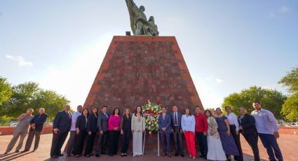 Con emotiva ceremonia conmemoro el Gobierno Municipal el 176 aniversario de Nuevo Laredo