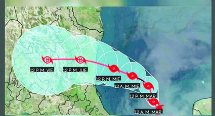 Suspenden clases por ciclón en Tamaulipas