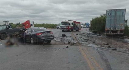 Tragedia en Valles de Anáhuac: muere mujer tras estrellarse contra un tráiler