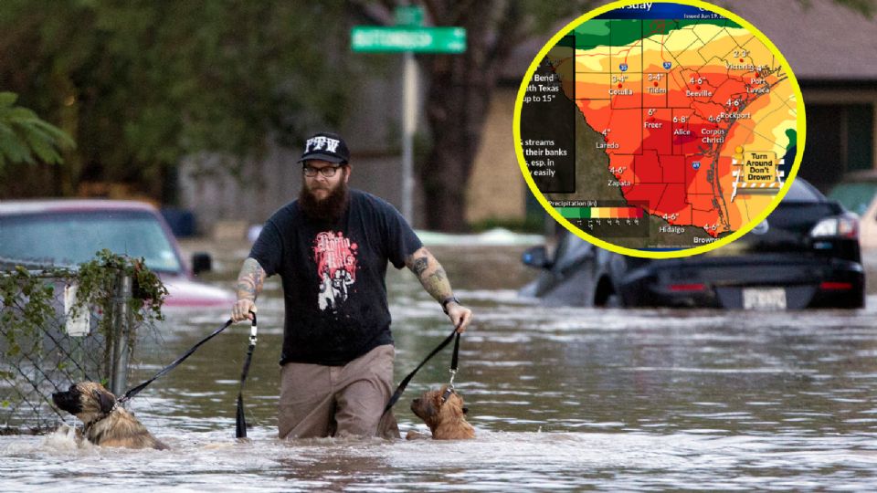 Hay riesgo de inundación en ciudades del sur de Texas