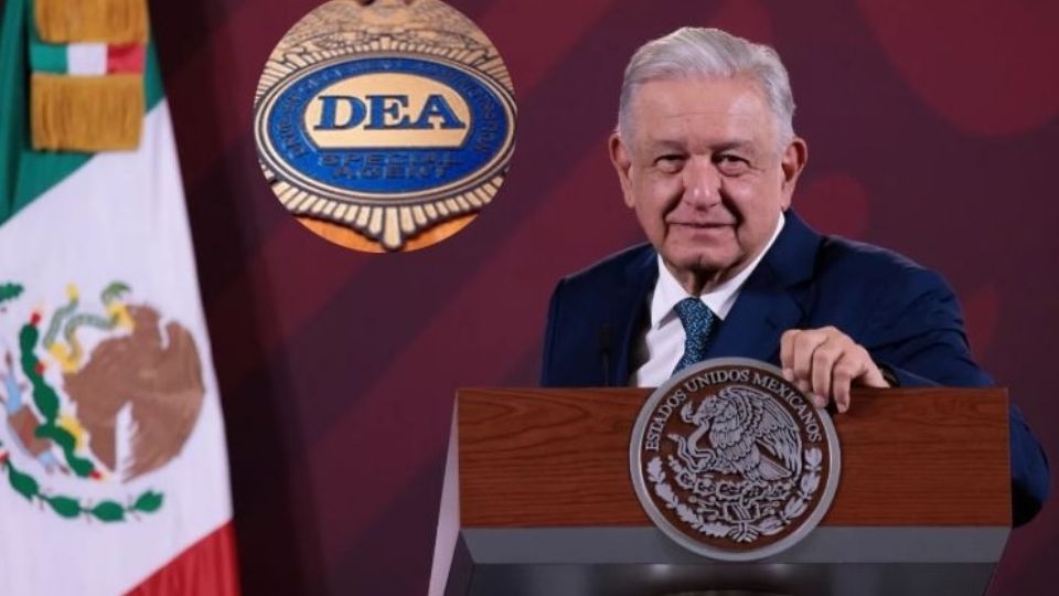 López Obrador, presidente de México, contestó a la DEA que respeten y que 'no metan su cuchara'.