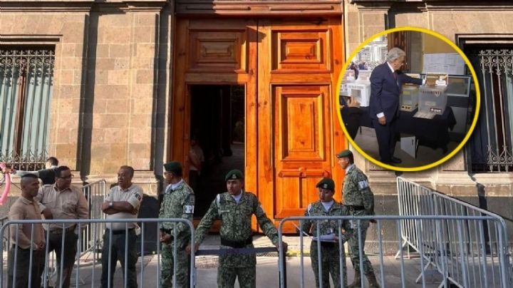 Elecciones 2024: AMLO ya emitió su voto este 2 de junio, "¡ánimo!"