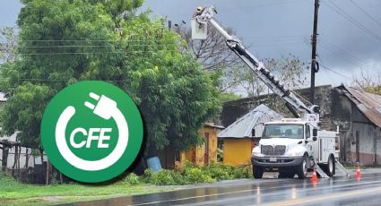 CFE: así va el restablecimiento del servicio eléctrico tras paso de ‘Alberto’