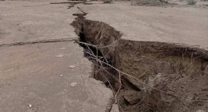 Se abre la tierra en Tula; aparecen grietas de más de tres kilómetros de longitud