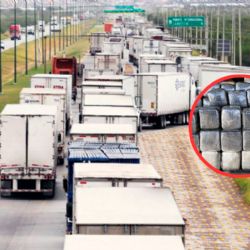 Detiene a trailero que intentó cruzar una tonelada de marihuana por Puente De Comercio Mundial