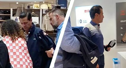 Sorprenden a Peña Nieto comprando ropa de barata de tienda japonesa en Madrid