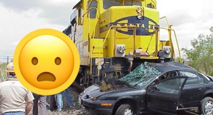 ¿Accidente o imprudencia?, no miden el peligro al paso del tren
