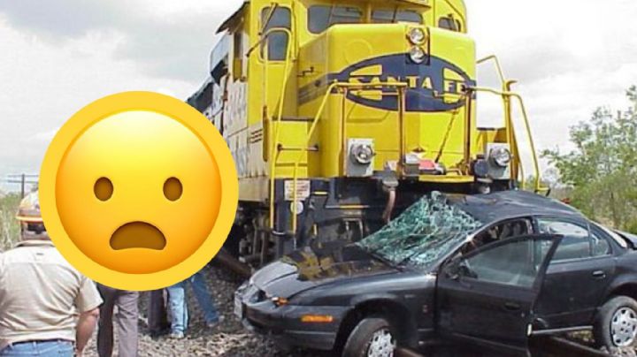¿Accidente o imprudencia?, no miden el peligro al paso del tren