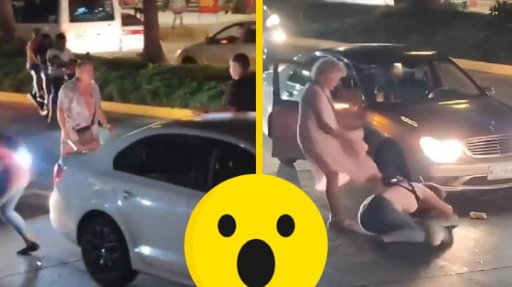 Pareja de abuelitos le dan lección a jóvenes; recibieron la paliza de sus vidas | VIDEO