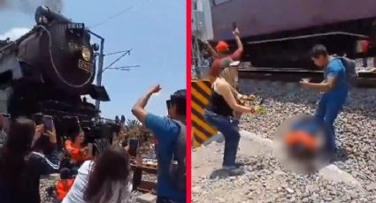 Murió la mujer arrollada por tren 'La Emperatriz'; traía a su hijo a un lado | VIDEO