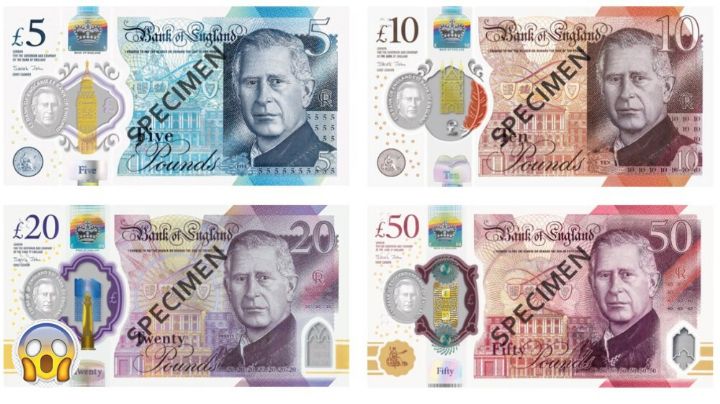 Los billetes del rey Carlos ya entraron en circulación en Reino Unido; así es el diseño