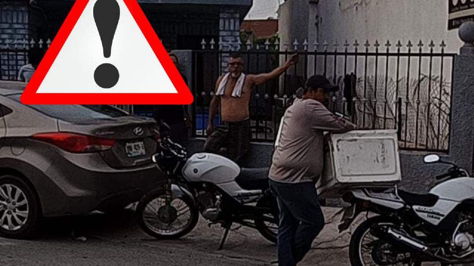 Por esquivar carro, motociclista se estrella con vehículo estacionado en la colonia Buenavista