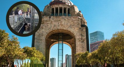 Muere trabajador al caer de más de 20 metros del Monumento a la Revolución en CDMX | VIDEO