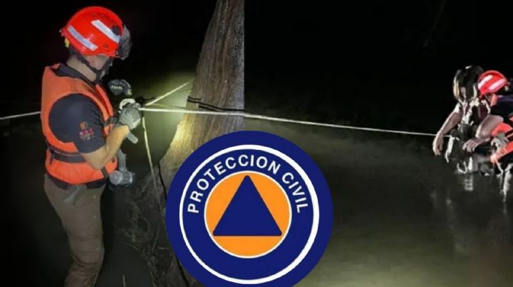 Rescatan a 11 jóvenes atrapados en un campamento en el río Ramos